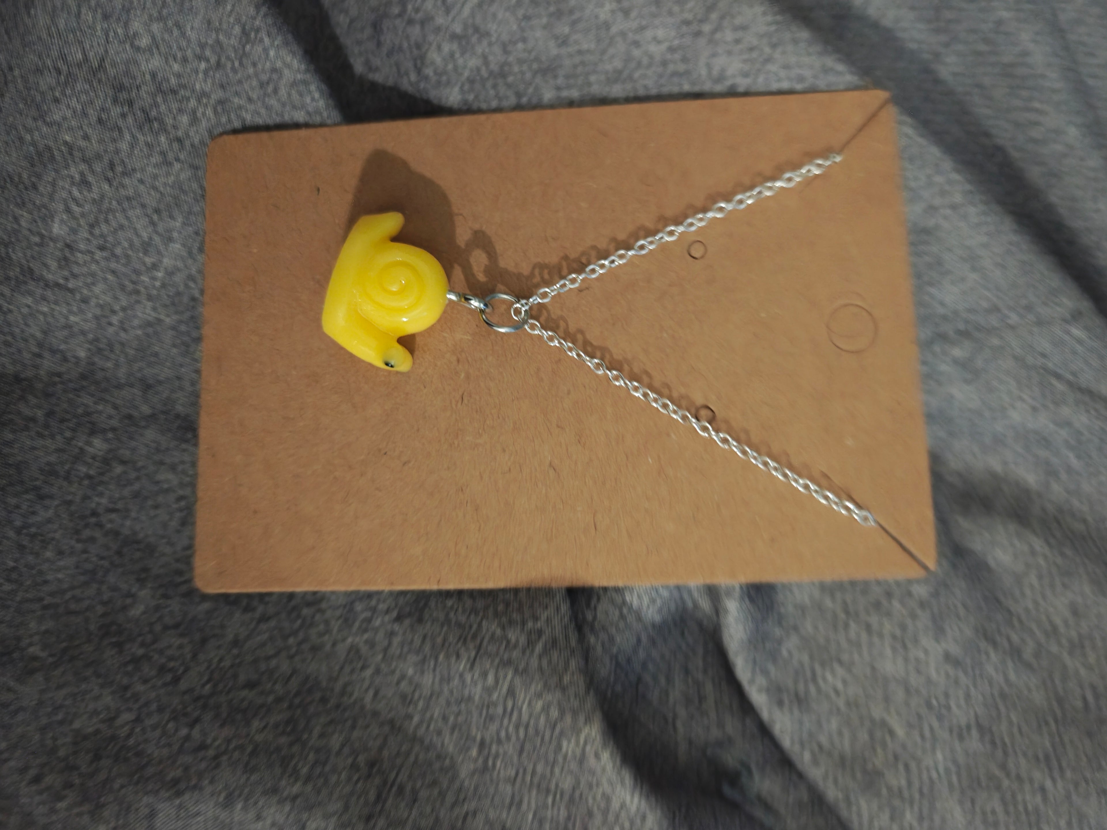 Snail necklace