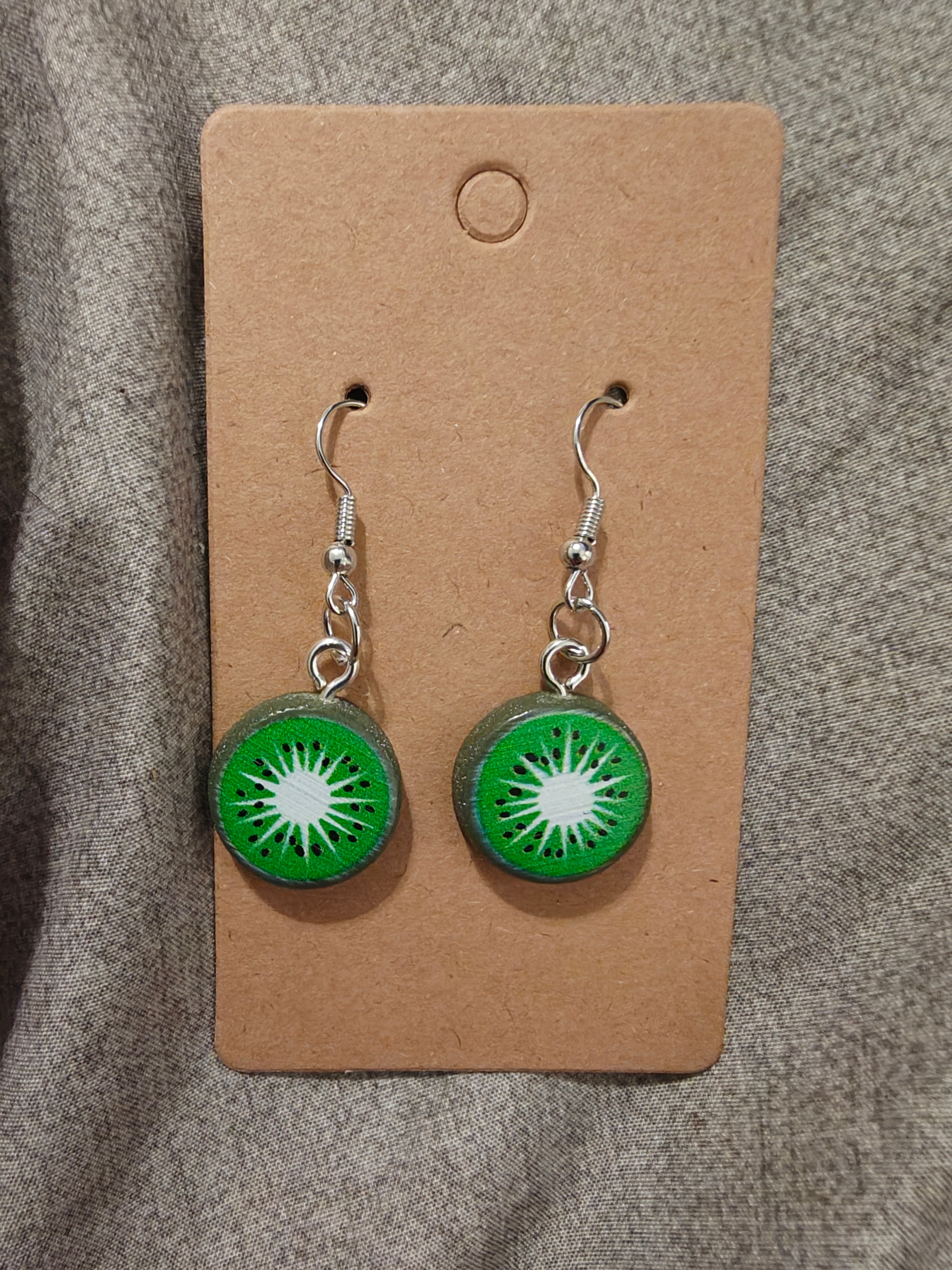 Kiwi earrings