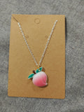 Peach necklace