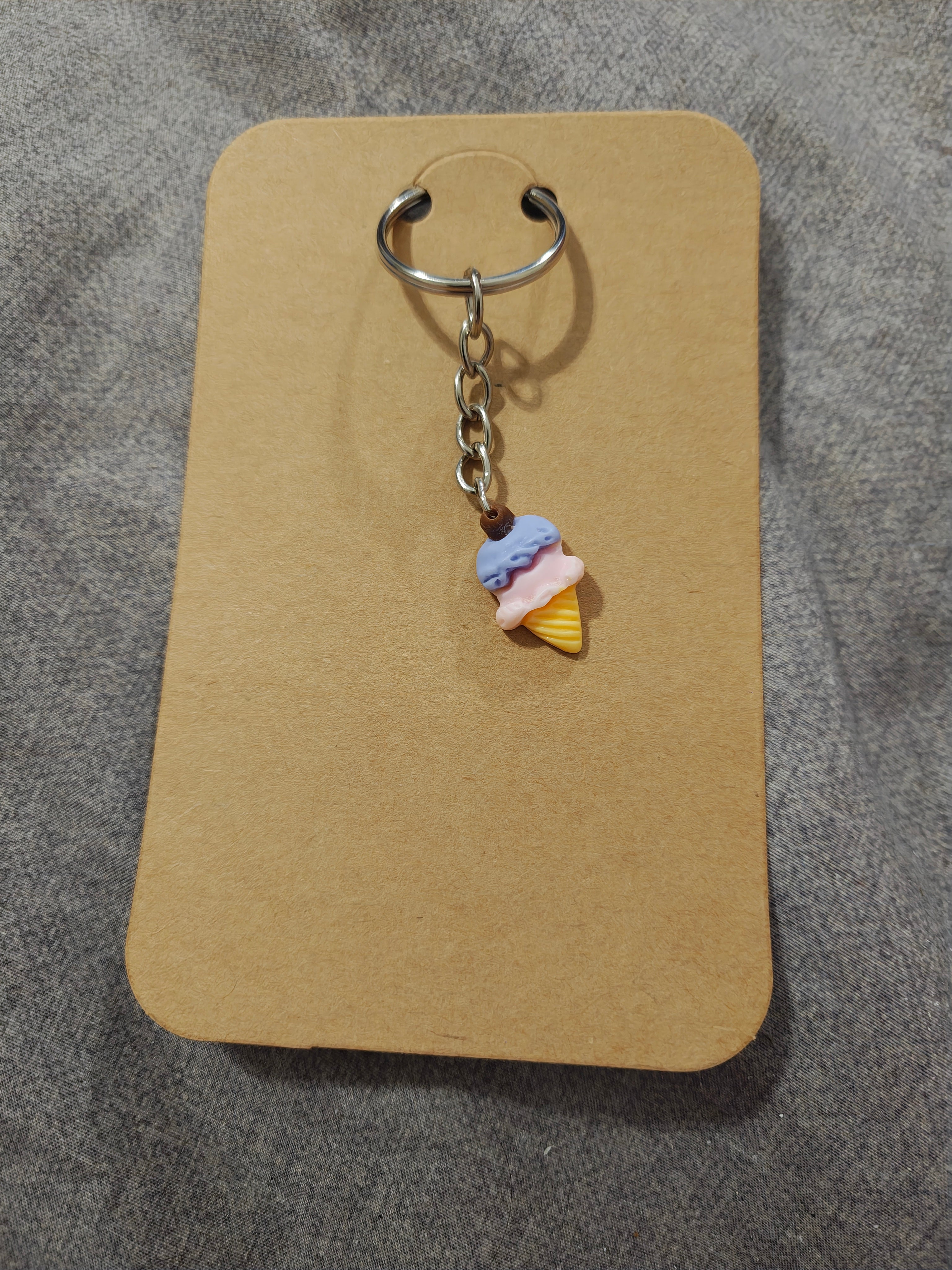Ice cream keychain
